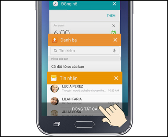  Đóng tất cả cửa sổ ứng dụng