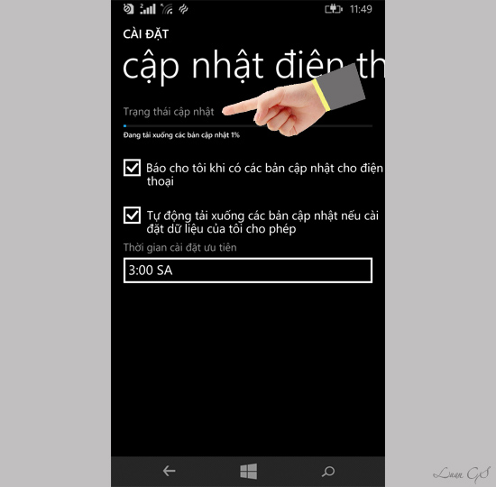 lumia 640 xl nang cap win 10 12