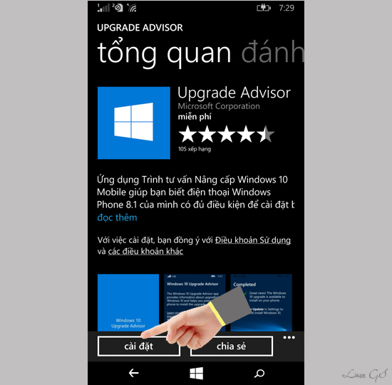 lumia 640 xl nang cap win 10 4