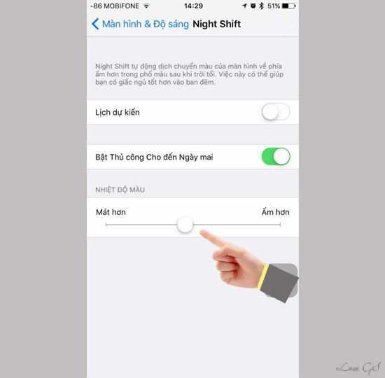 Cuối cùng trên thanh 