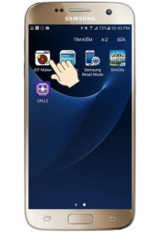 Tạo ảnh động với GIF Maker trên Samsung Galaxy S7 - Thegioididong.com