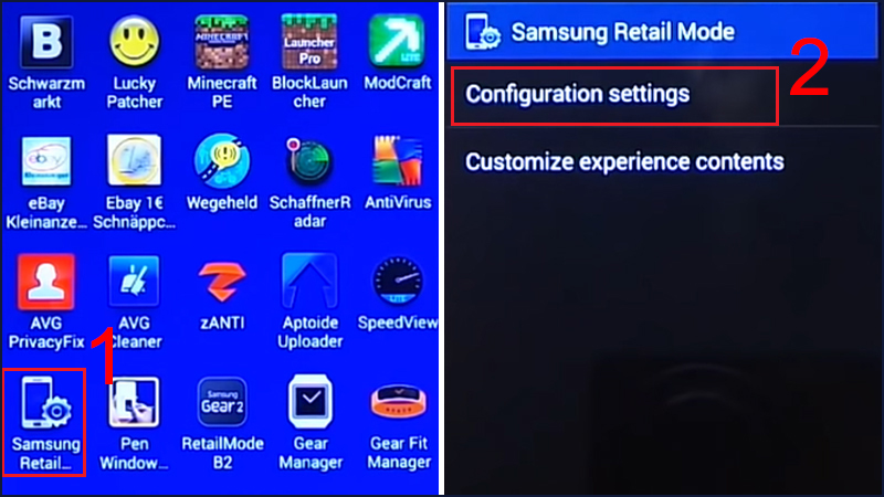 Cách tắt chế độ Retail mode trên Samsung và các dòng điện thoại khác