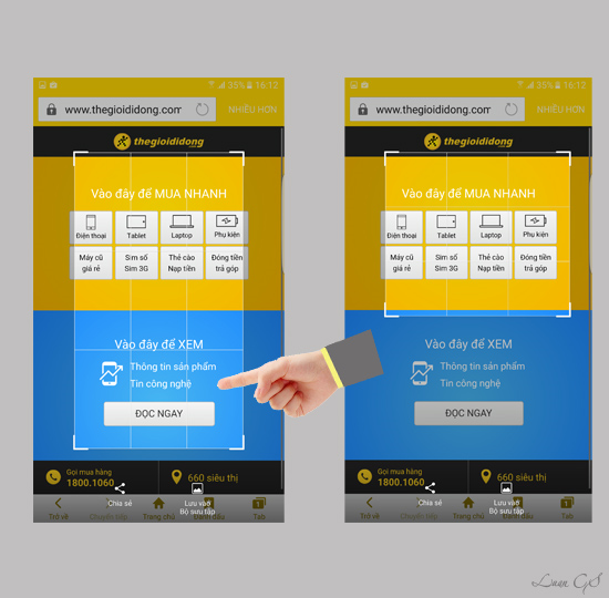 Các bạn sẽ kéo vùng muốn cắt