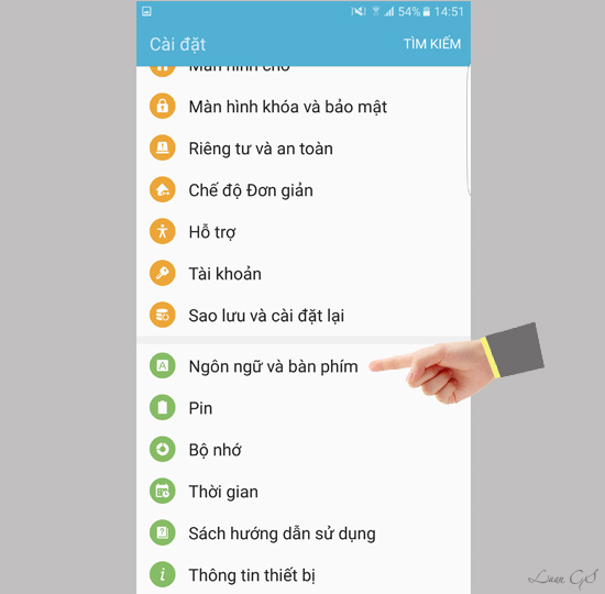 Ngôn ngữ và bàn phím
