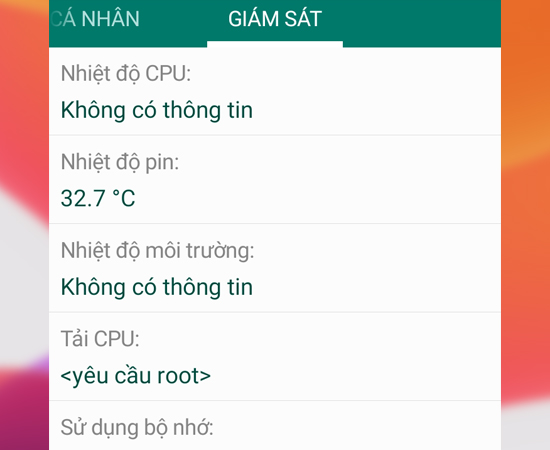 Bước 2: Tiếp thep bạn hãy mở tab Giám để kiểm tra các thông tin về CPU và Bộ nhớ.
