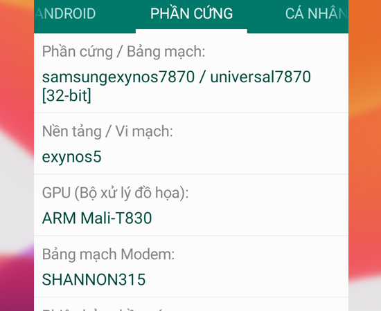 Bước 5: Bạn mở tab Phần cứng để kiểm tra phần cứng của máy.