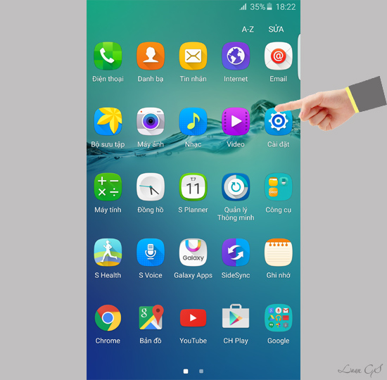 Khóa vân tay trên S6 Edge Plus mang đến tính năng bảo mật cao và độc đáo, khiến cho chiếc điện thoại trở nên hoàn hảo hơn. Hãy xem thử hình minh họa về khóa vân tay tại đây và cảm nhận sự ưu việt của Samsung.