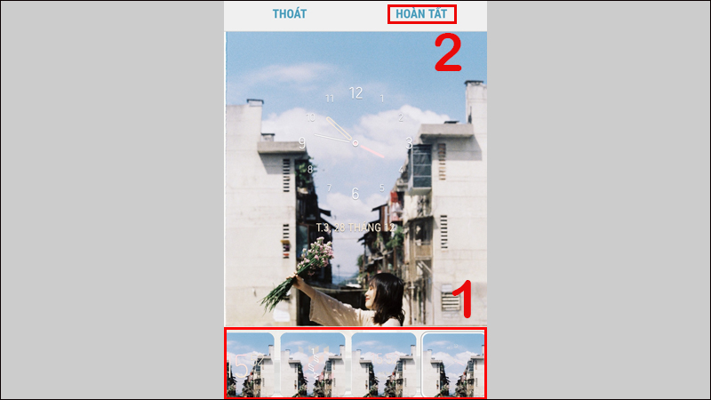C&agrave;i đặt đồng hồ tr&ecirc;n m&agrave;n h&igrave;nh kh&oacute;a Samsung Galaxy J7