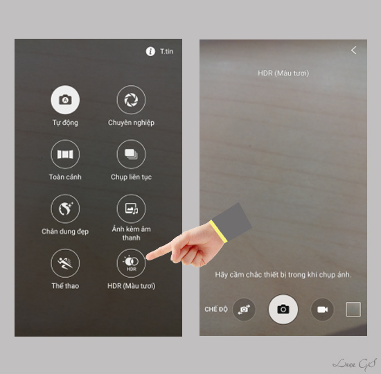 chế độ HDR