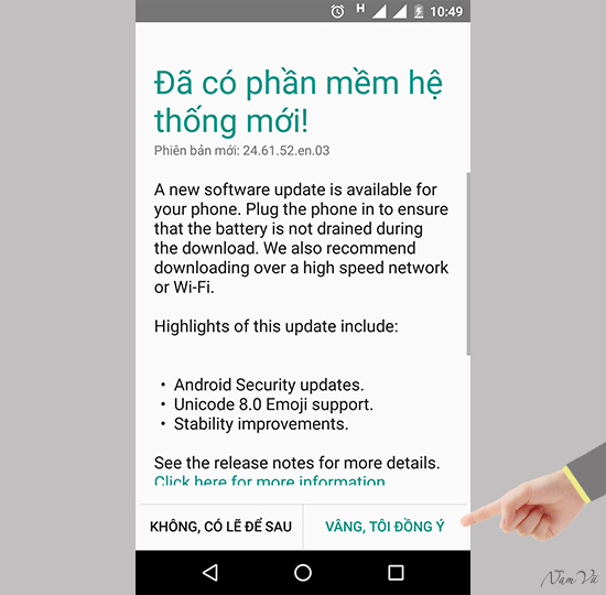 Cập nhật android 6.0 motorola x play