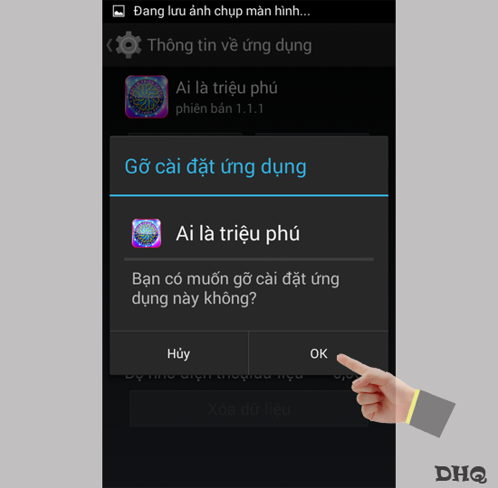 chọn ok