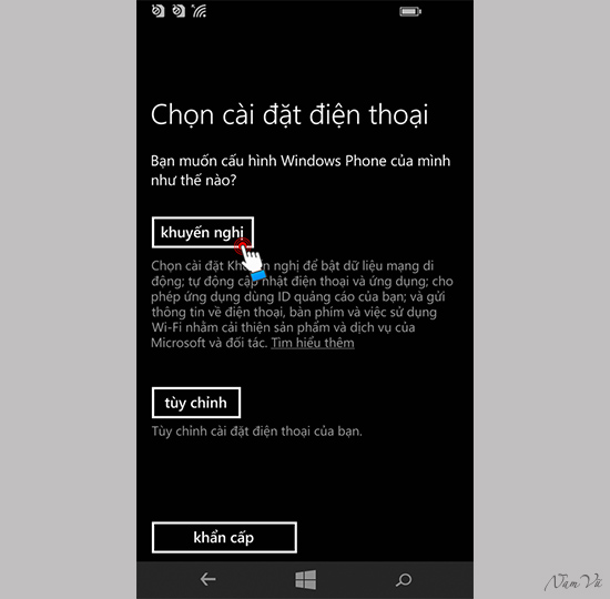 Hướng dẫn hạ cấp từ Windows 10 xuống Windows Phone 8.1