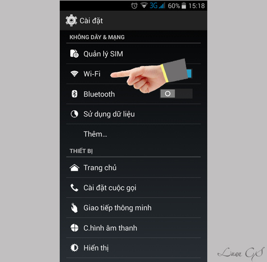 C&agrave;i đặt wifi