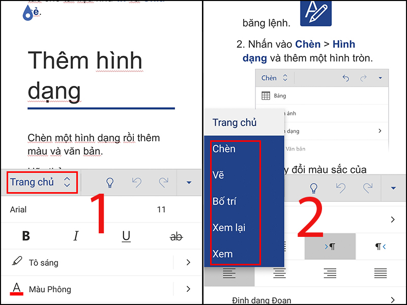 Cách Sử Dụng Word Trên Điện Thoại Android Dễ Dàng, Hiệu Quả -  Thegioididong.Com