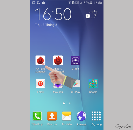 vào antutu benchmark
