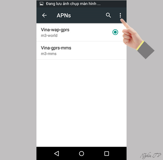 Chọn dấu 3 chấm