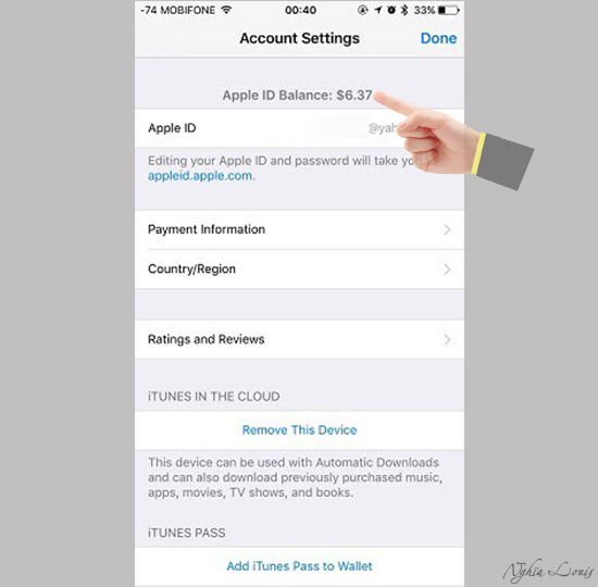 Dùng hết tiền trong tài khoản mới chuyện Store được