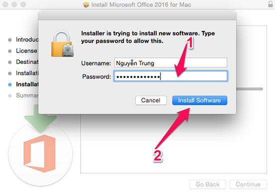 Hướng dẫn cài Office 2016 lên Mac OS