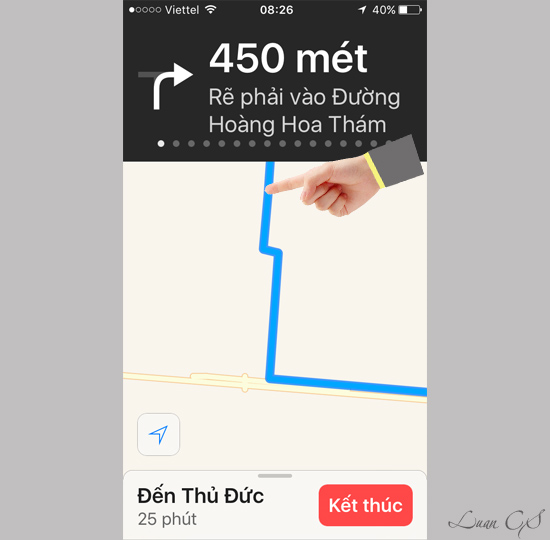 Điều hướng đường đi cho bạn