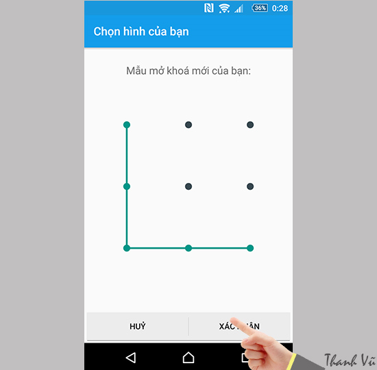 Vẽ để xác nhận lại lần nữa