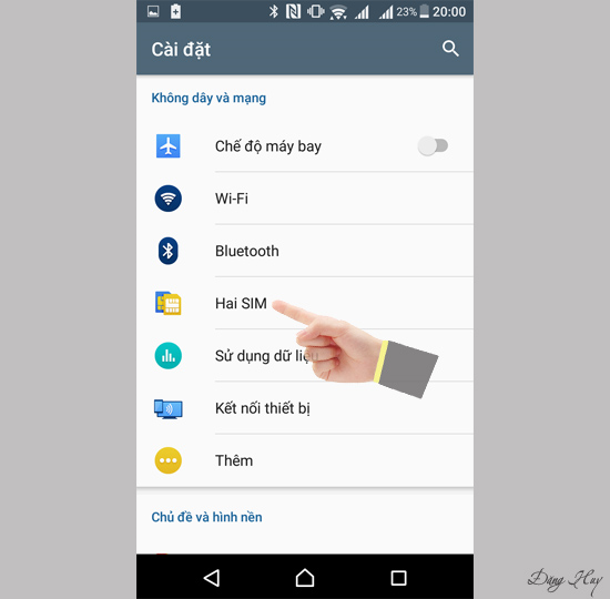 Bước 2: Chọn 