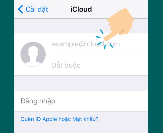 Đăng nhập iCloud 