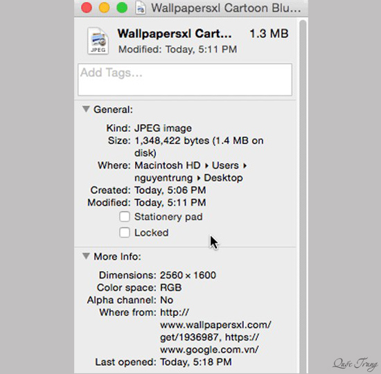 File ảnh gốc khi chưa Resize
