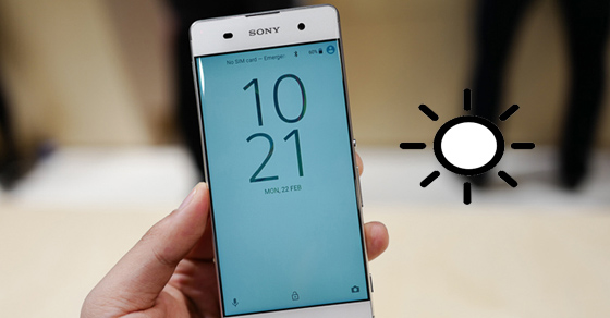3 bước để bật độ sáng thích nghi cho Sony Xperia XA