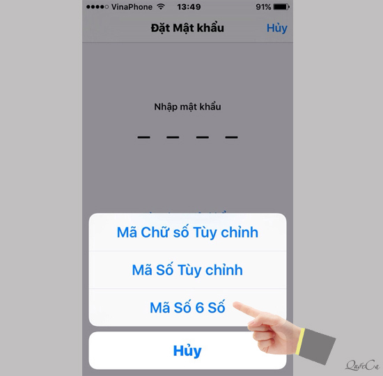 Chọn mã số 6 số