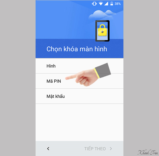Chọn mã PIN