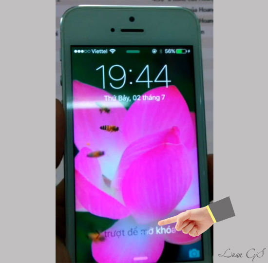 Máy đã trở về bản phiên bản củ iOS 9.3.2.