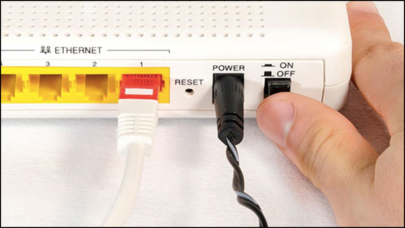 Cài đặt lại Modem mạng