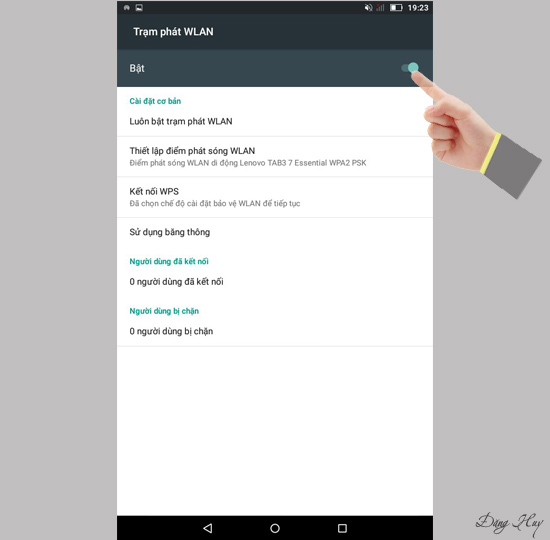 Bước 5: Chọn "Bật".