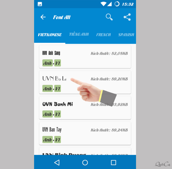 Đổi font chữ Android (đã root): 
Cải thiện tính cá nhân hóa và thể hiện phong cách của bạn bằng cách đổi font chữ trên điện thoại Android đã được root. Với quyền truy cập root, bạn có thể tự do thực hiện những thay đổi mạnh mẽ và tinh tế trên điện thoại của bạn, và đổi font chữ là một trong số đó. Hãy khám phá hình ảnh với font chữ tùy chỉnh mới trên điện thoại Android của bạn.