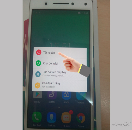 Tắt nguồn điện thoại