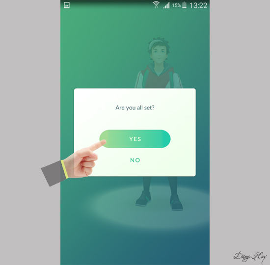 Vào giao diện chính của game