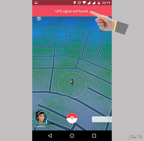 Lỗi GPS signal not found trên Pokémon Go