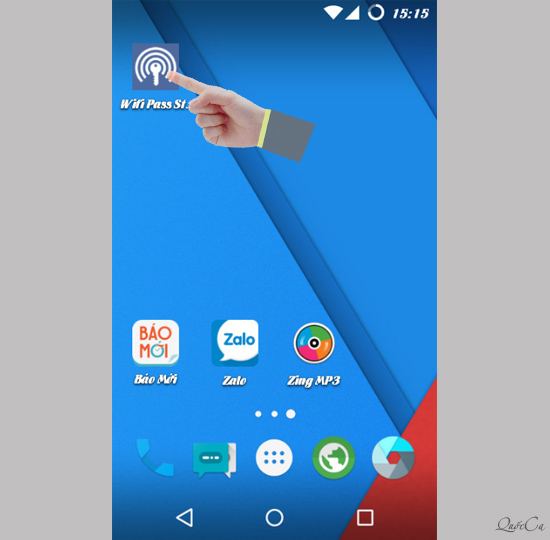 Mở ứng dụng Wifi Pass Stored