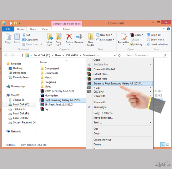 Hướng dẫn root Samsung Galaxy A5 (2015)