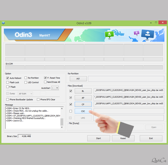 Hướng dẫn chạy lại rom Samsung Galaxy S7 Edge