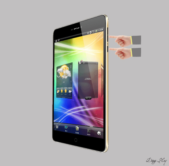 Giữ đồng thời 2 phím 