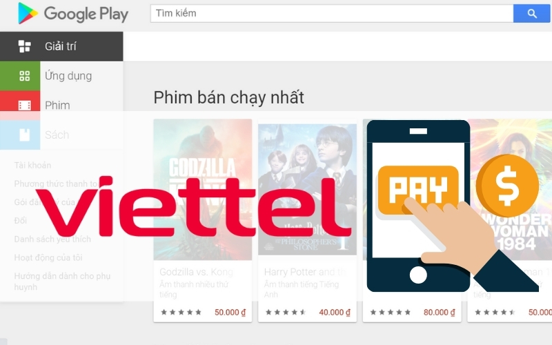 Hướng dẫn thanh toán Google Play bằng Viettel