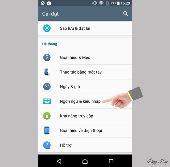 Bước 2: Chọn 