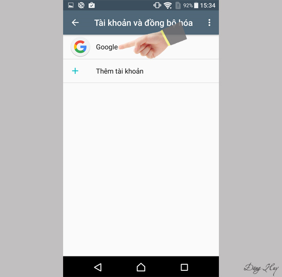 Bước 2: Chọn 
