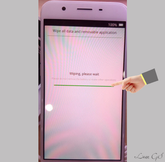 Quá trình khôi phục đang được tiến hành 