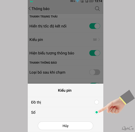 Chọn số.