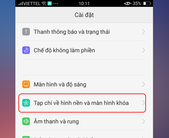 Hướng dẫn cách đổi hình nền khóa điện thoại oppo Mới nhất