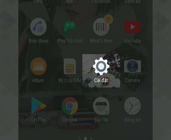 V&agrave;o c&agrave;i đặt