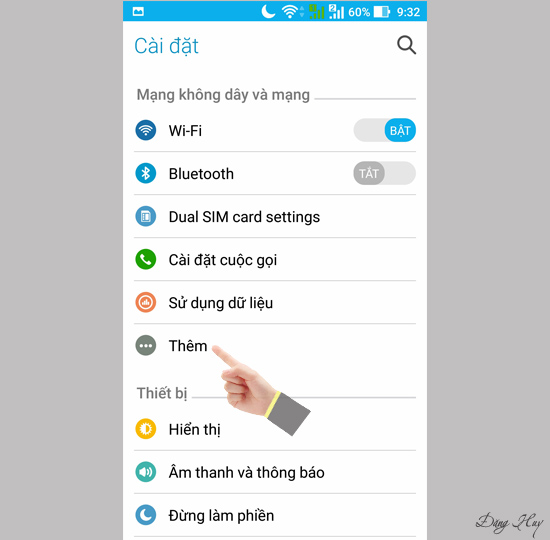 Bước 4: Vào 
