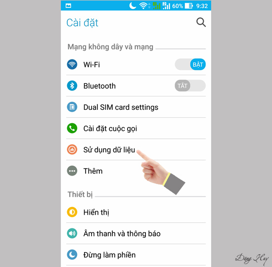 Bước 2: Chọn 